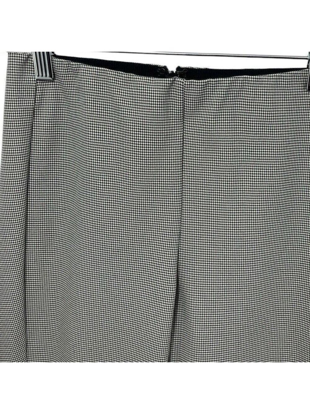 Rag & Bone Skinny Ankle Pants Black White Cropped Size 0 Herringbone Office
